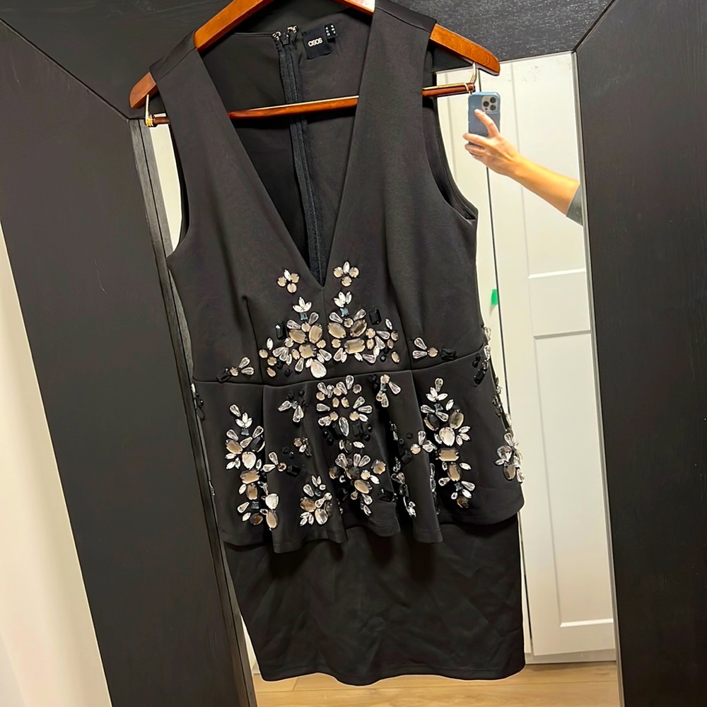 ASOS peplum dress